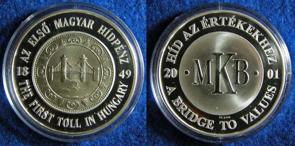 Magyar K�lkereskedelmi Bank / Az els� magyar h�dp�nz 2001